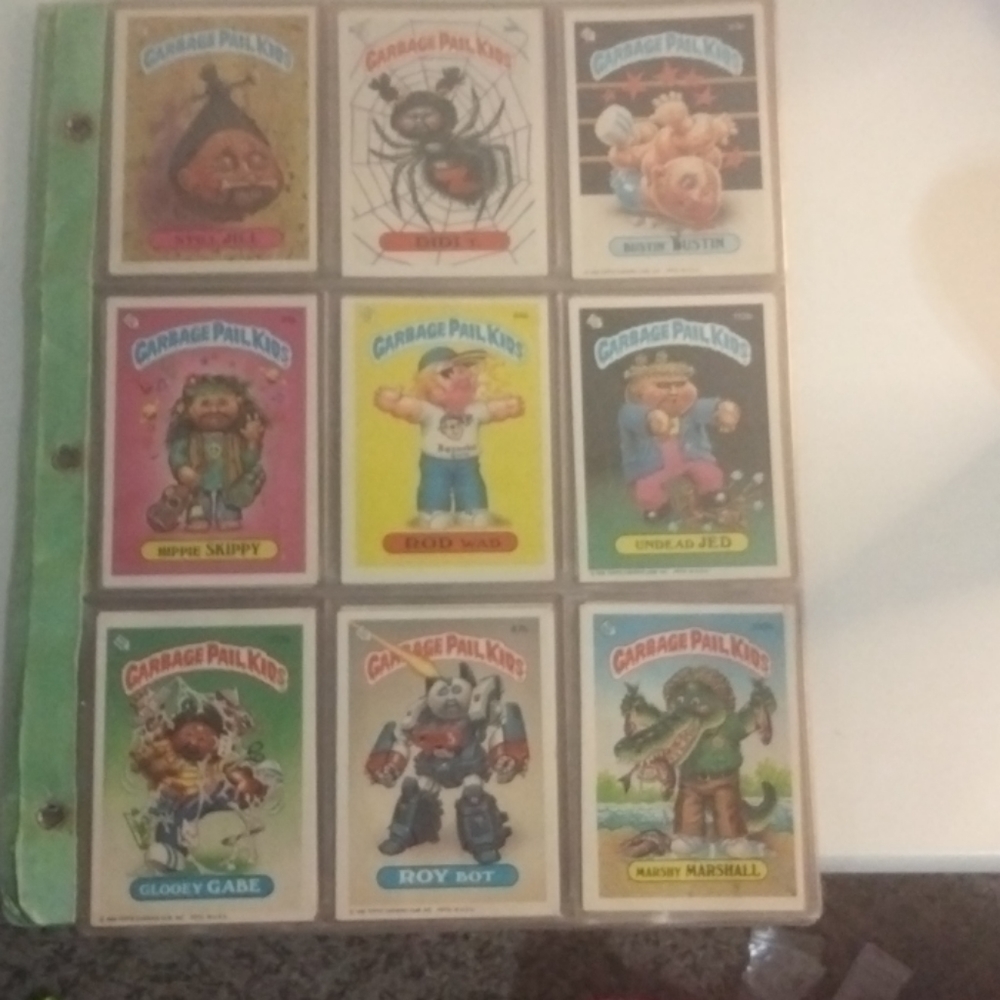First series Garbage Pail Sticker Cards